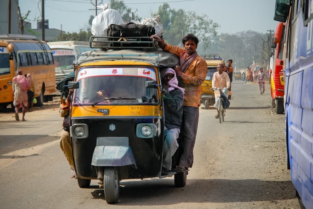 Route en Inde