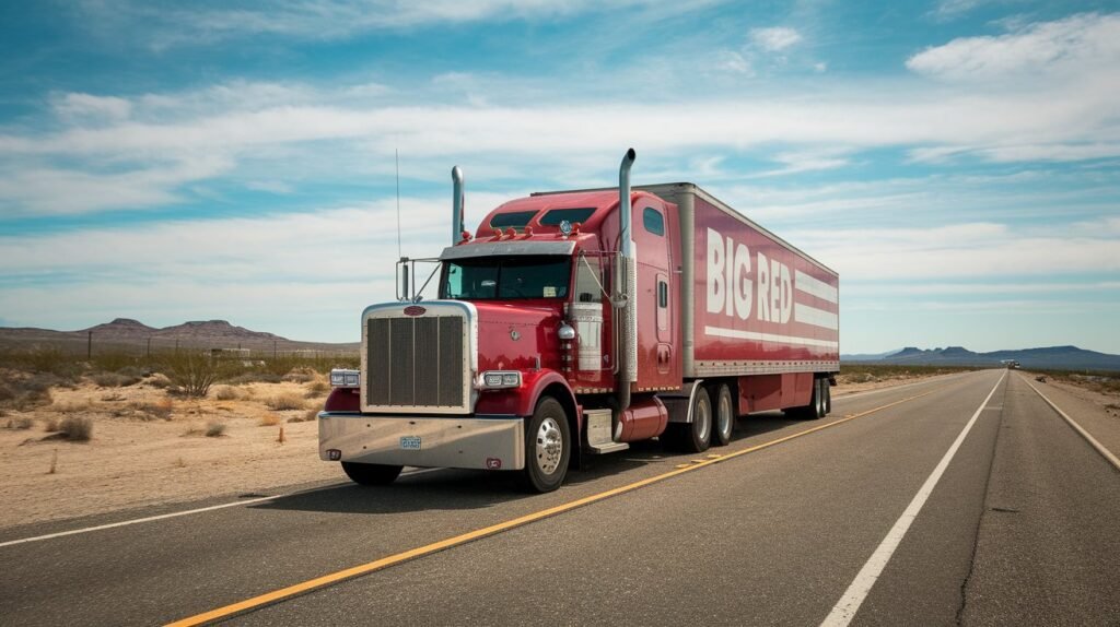 Camion sur la route